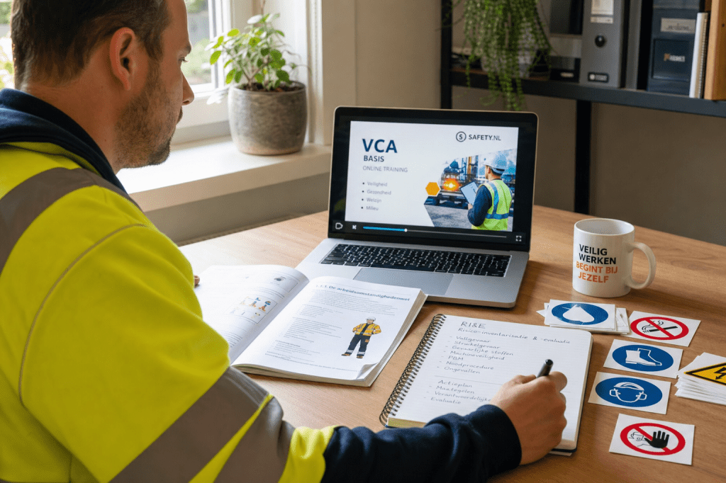 Kun je een VCA opleiding online volgen en hoe werkt het examen (op locatie of digitaal) in de&nbsp;praktijk?