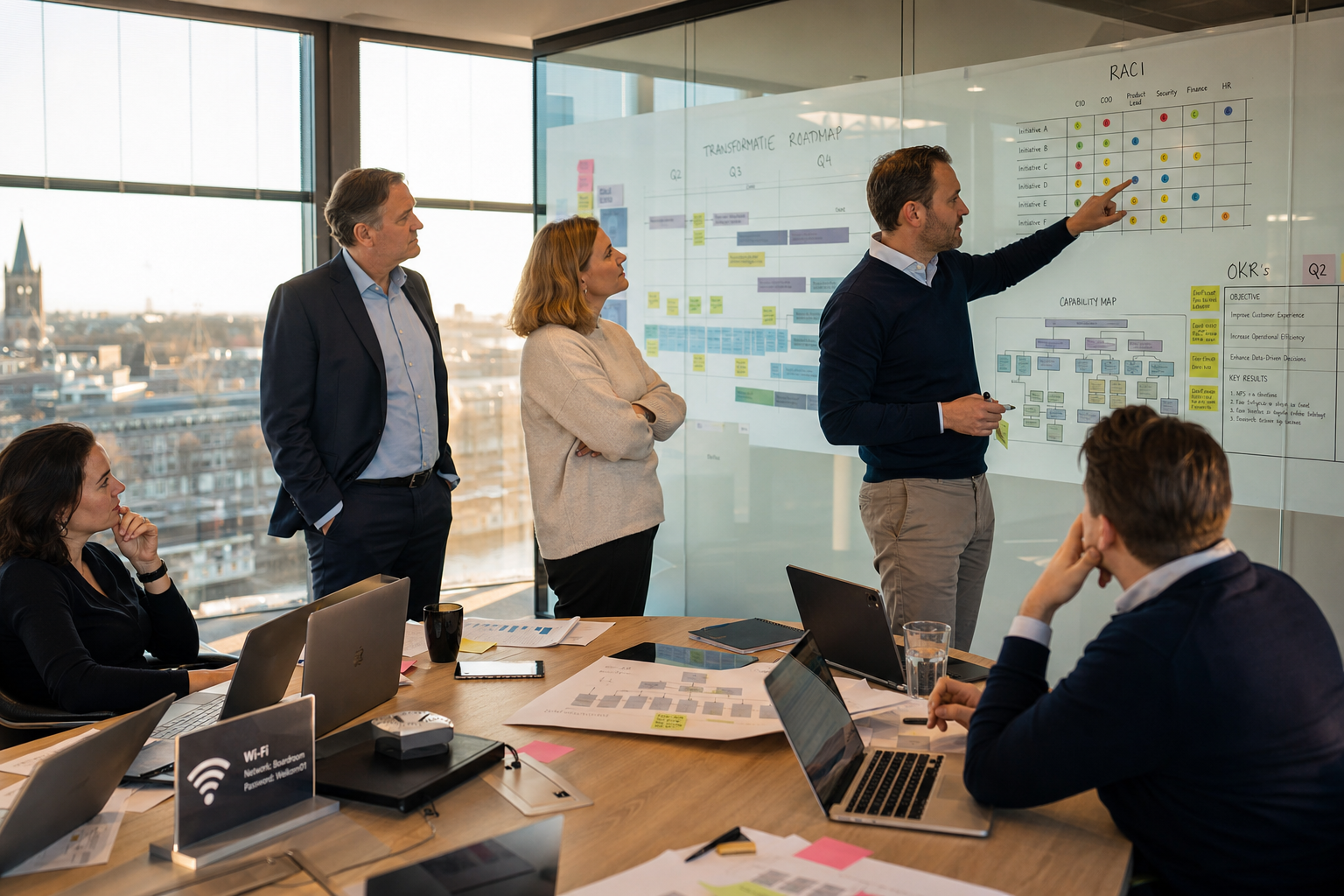 Organisatie-inrichting en governance voor digitale transformatie