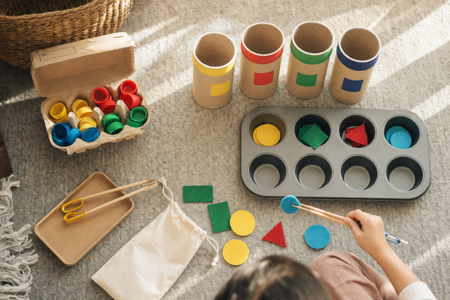 DIY Montessori activiteiten thuis