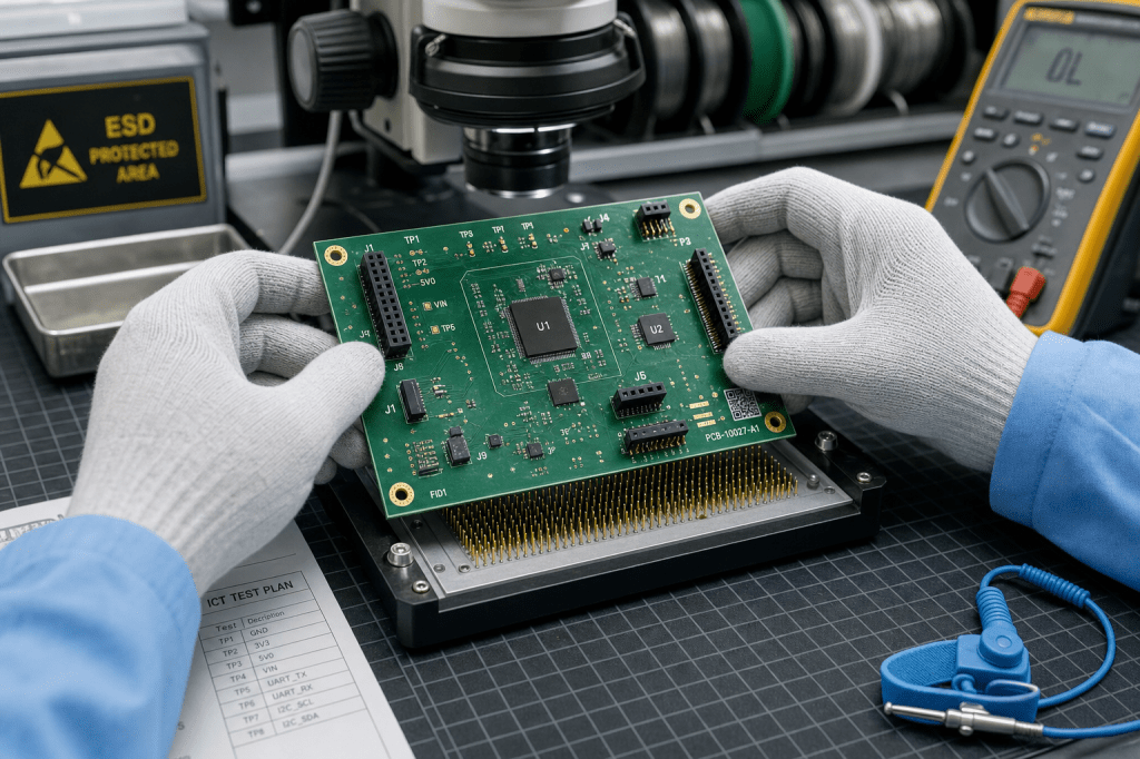 Hoe ontwerp je een PCB voor eenvoudige assemblage en test (DFM/DFT), zodat productie, inspectie en foutopsporing sneller en goedkoper worden?